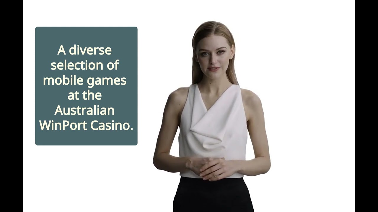 A diverse selection of mobile games at the Australian WinPort Casino