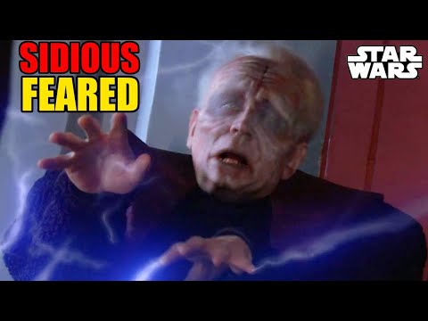 The ONLY Force Ability Sidious Feared Could Stop His Force Lightning