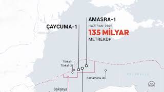 Karadeniz gazını karaya taşıyacak boruların deniz tabanına yerleştirme