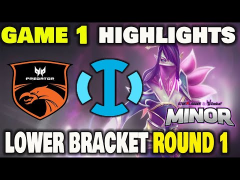 TNC PREDATOR VS IO Dota2 Game 1 SLI Minor Season 3 SEA Qualifier