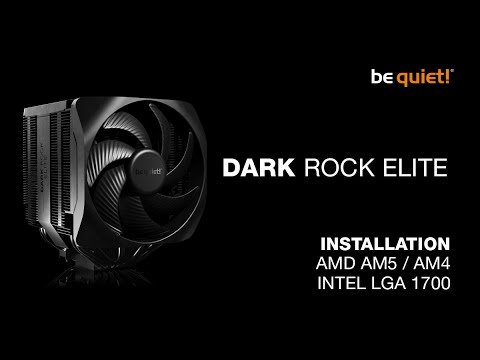 Installation: Dark Rock Elite (AMD AM5 / AM4, Intel LGA 1700) | be quiet!