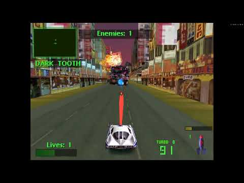 Dark Tooth Final Boss Battle | Twisted Metal 2 Gameplay