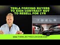 Tesla forcing buyers to sign contract not to resell for 1yr