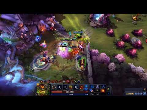 Bristleback Fountain Farm 3x Rampage / Dota 2