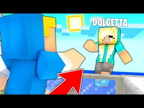 DOLCETTA VUOLE BUTTARSI GIÙ!! - Famiglia su Minecraft #111