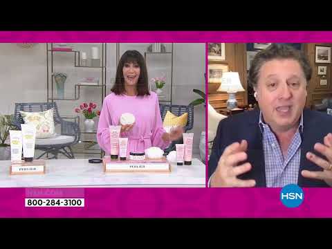 Perlier 3pc Honey Cherry Blossom Set with Sponge