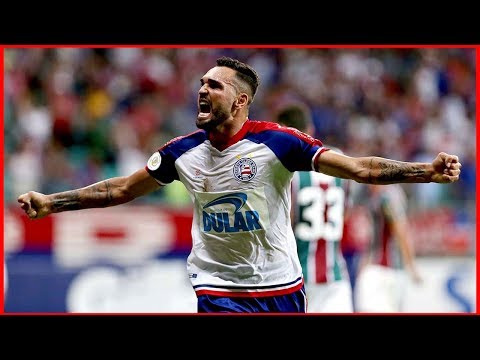 Bahia 3 X 2 Fluminense (RJ). Gols de Artur, Gilberto (2), Pedro e João Pedro (26/5/2019)