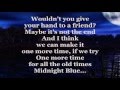 MIDNIGHT BLUE (Lyrics) - MELISSA MANCHESTER