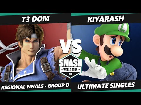 SWT NA West Group D - T3 DOM (Richter) Vs. Kiyarash (Luigi) Smash Ultimate Tournament