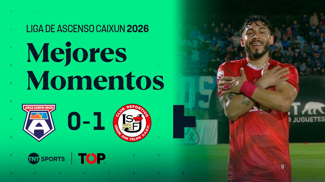 Compacto TOP | 🔵 San Marcos de Arica 0 - 1 ⚪🔴 U. San Felipe | Liga de Ascenso Caixun 2026 - Fecha 20