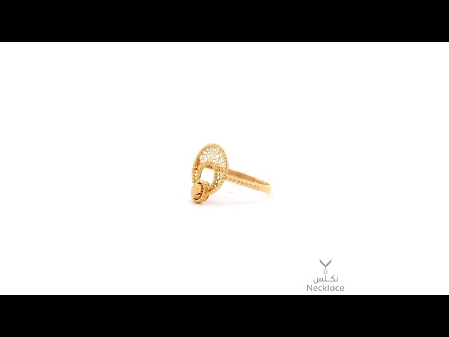 خاتم ذهب عيار 21 (RN.5291)