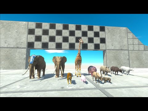 SPEED RACE ALL ANIMALS | Animal Revolt Battle Simulator