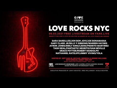 Love Rocks NYC 2021 Benefiting God's Love We Deliver Live From The Beacon Theatre | 6/3/21