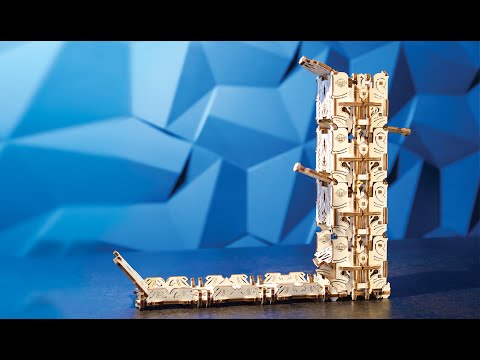 Ugears Games Turn mecanic pentru zaruri (Dice Tower) puzzle 3D lemn model mecanic