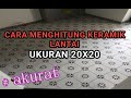 Spesial Cara Menghitung Keramik Lantai Uk X, Video Pilihan!