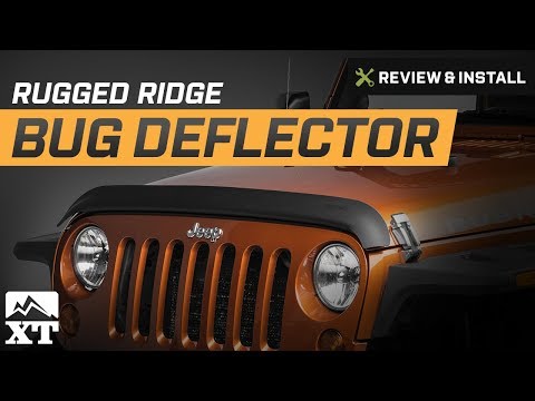 Jeep Wrangler Rugged Ridge Bug Deflector (2007-2017 JK) Review & Install