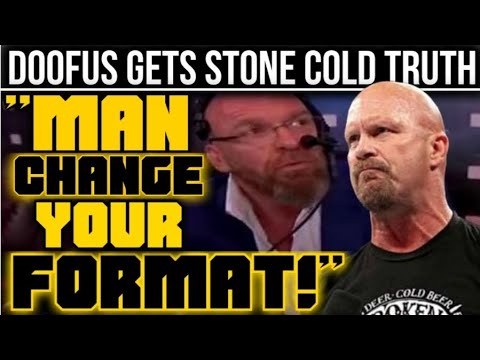 "I'll Stop." Stone Cold CUTS HIMSELF OFF While Speaking On The Current AWFUL WWE Product 