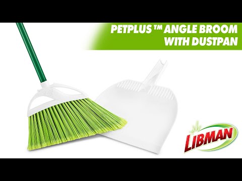 Libman PetPlus™ Angle Broom with Dustpan