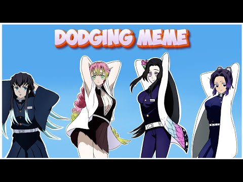 Demon slayer zero two dodging meme| complete Hashira Edition 💥