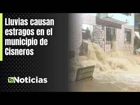 Lluvias causan estragos en el municipio de Cisneros - Teleantioquia Noticias