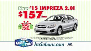 preview picture of video 'Ira Subaru Holiday Bonus Sales Event'