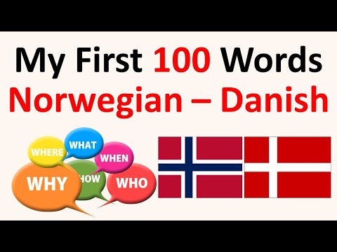 My first 100 words in Norwegian - Danish: Lær dansk: Grunnleggende dansk: Lær norsk: Norsk