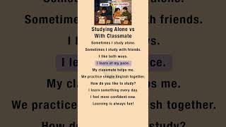 Learn English | Study Alone or With a Classmate?