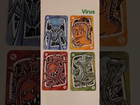 Juego Virus y todas sus expansiones #virus #shorts #juego #boardgame #tranjis #organo #inmunizado