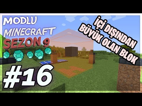 TEK BLOKTA YAŞAMAK | Modlu Minecraft Sezon 9 - Bölüm 16