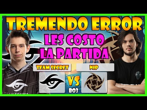 TEAM SECRET VS NINJAS IN PYJAMAS BO3[GAME 2] OMEGA LEAGUE: EUROPE IMMORTAL DIVISION - DOTA 2 PRO