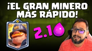 EL MAZO MÁS RÁPIDO DE GRAN MINERO, 2.1 ELIXIR! | Clash Royale - Deck Guide by MalcaideCR