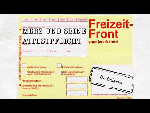 Video Thumbnail: SKANDAL-ATTESTPFLICHT: Wie wir alle zu FAULPELZEN erklärt werden