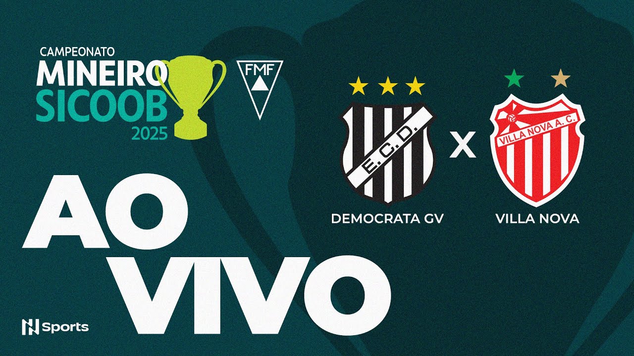 AO VIVO E COM IMAGENS | DEMOCRATAVA GV x VILLA NOVA | 1ª RODADA | CAMPEONATO MINEIRO 2025