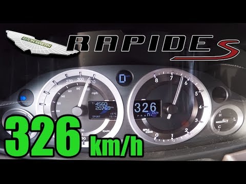 Aston Martin Rapide S - 326 Km/h TOP SPEED