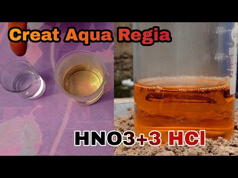 How To Make Aqua Regia | Alchemist Theory | HNO3+3 HCl