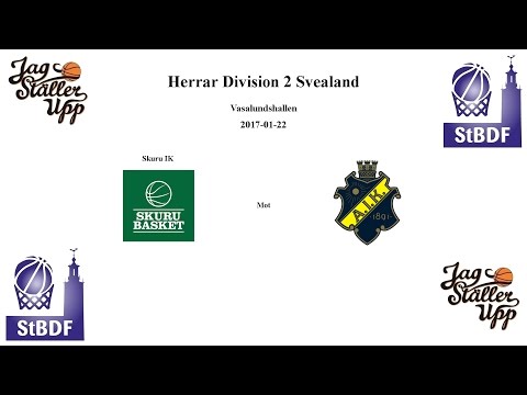 Skuru Basket (Herrar) mot AIK Basket - 2017-01-22