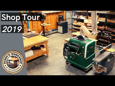 Shop Tour - Woodworking Shop Tour of Daddy's Workshop of the Carolinas 2019
