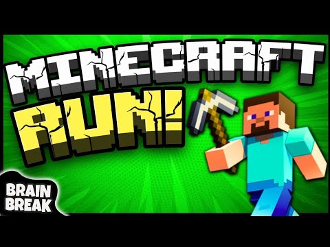 Minecraft Run | Brain Break | Brain Breaks for Kids | Just Dance | Danny Go Noodle
