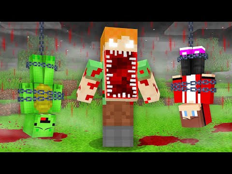 SCARY ALEX EXE ATTACKS JJ & Mikey in Minecraft Challenge