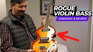 Video thumbnail for Rogue VB100 Violin Bass Guitar Unboxing & Review by Genome Presents