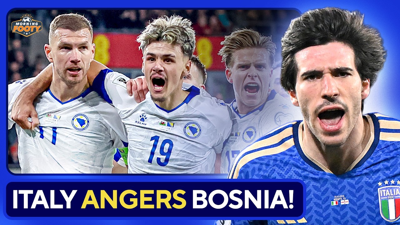 Did Italy DISRESPECT Bosnia ahead of World Cup Qualifier Final? | European Qualifier