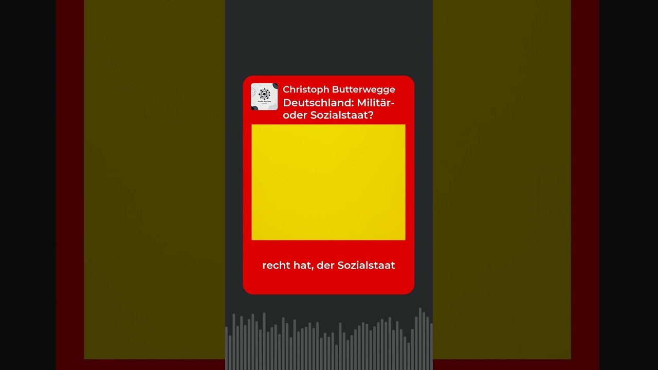 BRD: Militär- oder Sozialstaat?