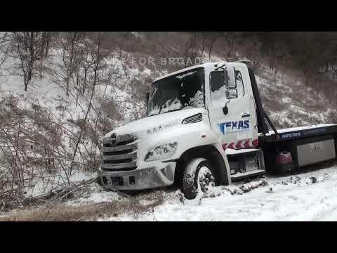 02-03-2022 McKinney, TX Snow and Ice. Trees down, low visibility conditions, vehicle slide offs, cat
