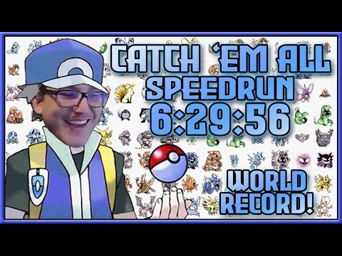 We Got The Sub 6:30! Pokémon Blue Catch 'em All Glitchless in 6:29:56  [Current World Record]