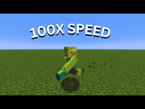 Minecraft but it's 100X Faster