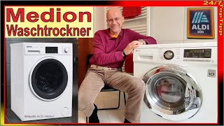 2022 ALDI Angebot - Medion Waschtrockner [ MD 37414 ] Waschmaschine & Wäschetrockner in einem Gerät