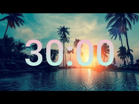 30 minute countdown timer with music - NCS Tropical, Chill, Deep House