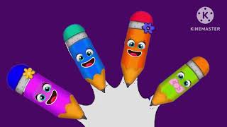 Pencil Finger Family @kidszone87