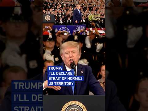 Trump: I'll declare Strait of Hormuz US territory #worldnow