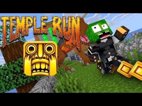 Monster School : EPIC TEMPLE RUN CHALLENGE - Minecraft Animation